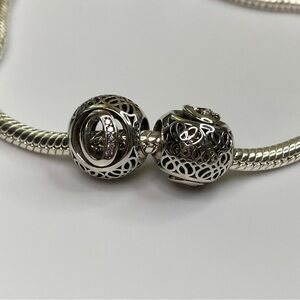 Sterling Silver Vintage Letter O Charm